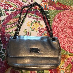 Michael Kors Gun Metal Jet Set Chain